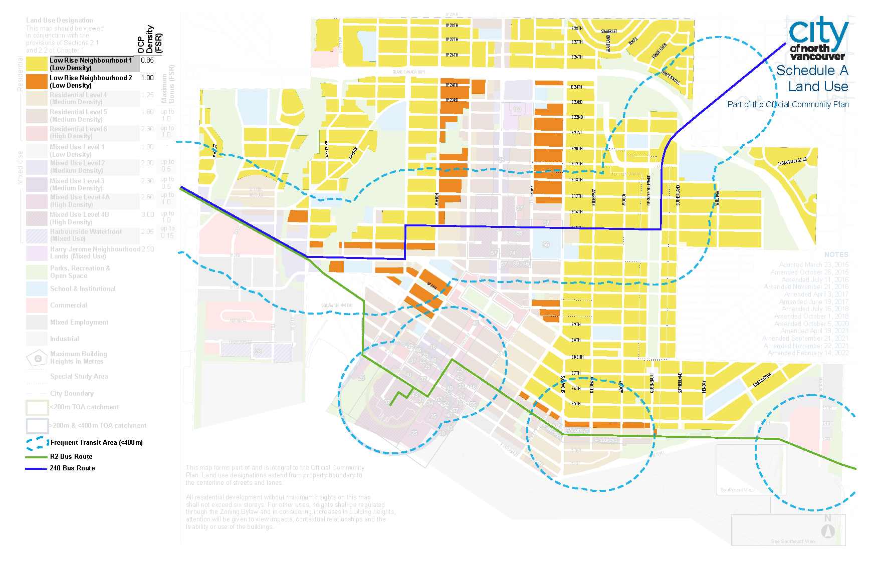 Map of Current OCP Low 1 and 2