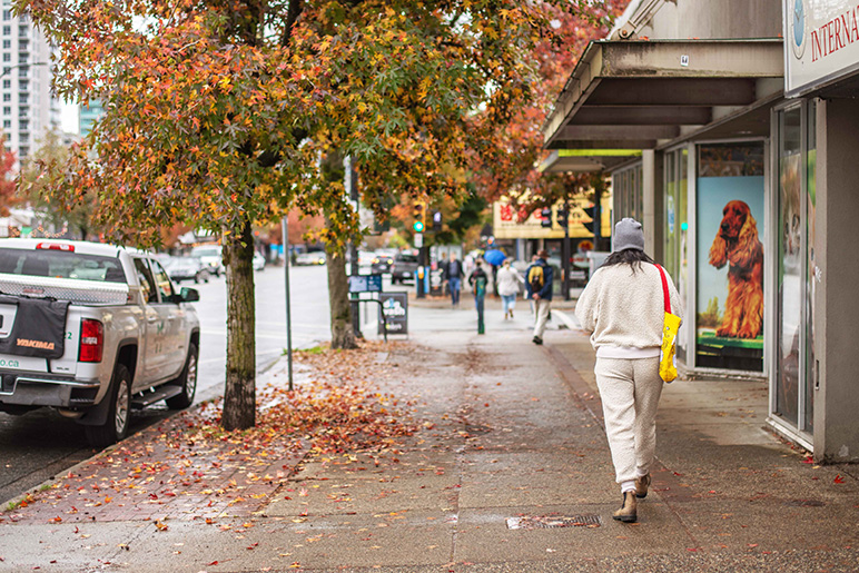 Lonsdale Avenue sidewalk